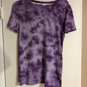 Victoria’s Secret Pink purple tie dyed tee